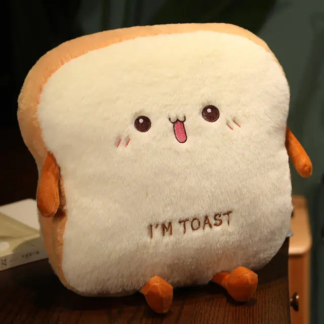 Plush Bread Pillow Cute Simulation Food Toast