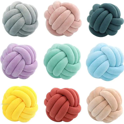 Knotted Ball Throw Pillow