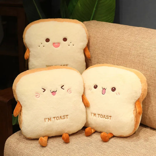 Plush Bread Pillow Cute Simulation Food Toast