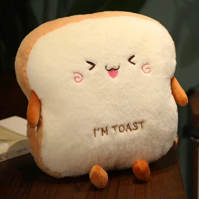 Plush Bread Pillow Cute Simulation Food Toast